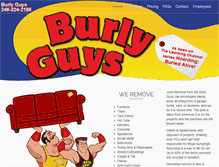 Tablet Screenshot of burlyguys.com